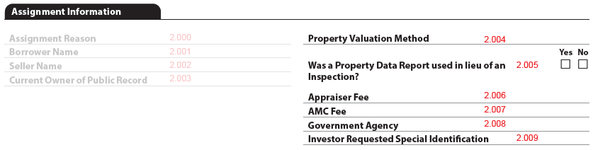 URAR form snippet