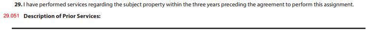 URAR form snippet