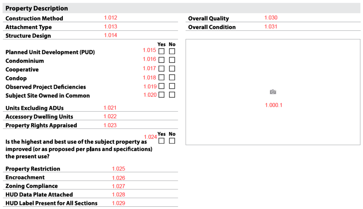 URAR form snippet
