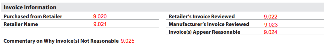 URAR form snippet