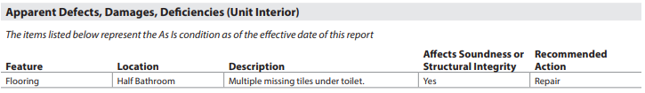 URAR form snippet
