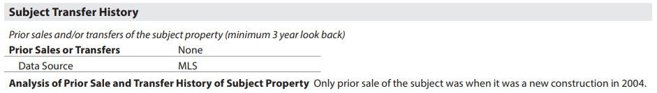 URAR form snippet