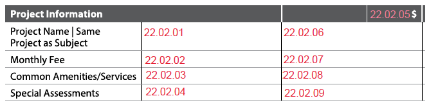URAR form snippet