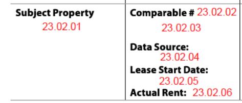 URAR form snippet